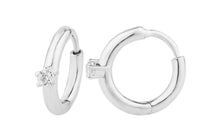 FELICITAS Creolen 2X12mm mit Diamant