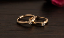 FELICITAS Creolen 2X12mm mit Diamant