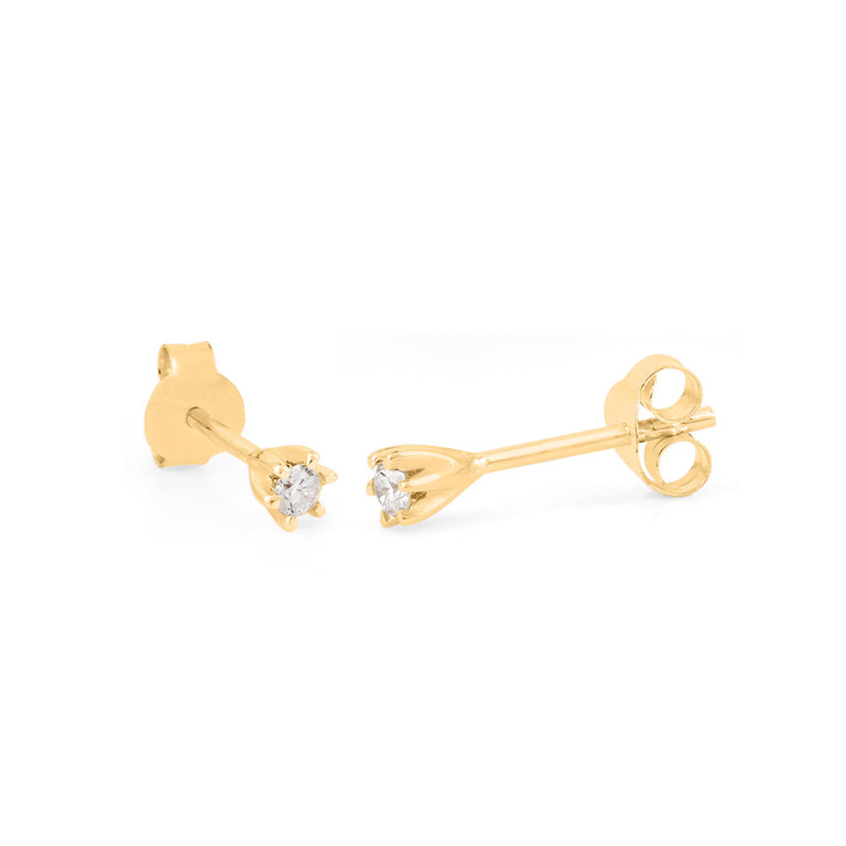 Ohrstecker BRIANA 2.5mm Diamant 18k Gold EXPRESS