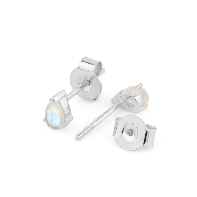 Ohrstecker DROPS mit Mondstein Silber EXPRESS