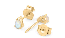 Ohrstecker DROPS mit Mondstein Silber EXPRESS