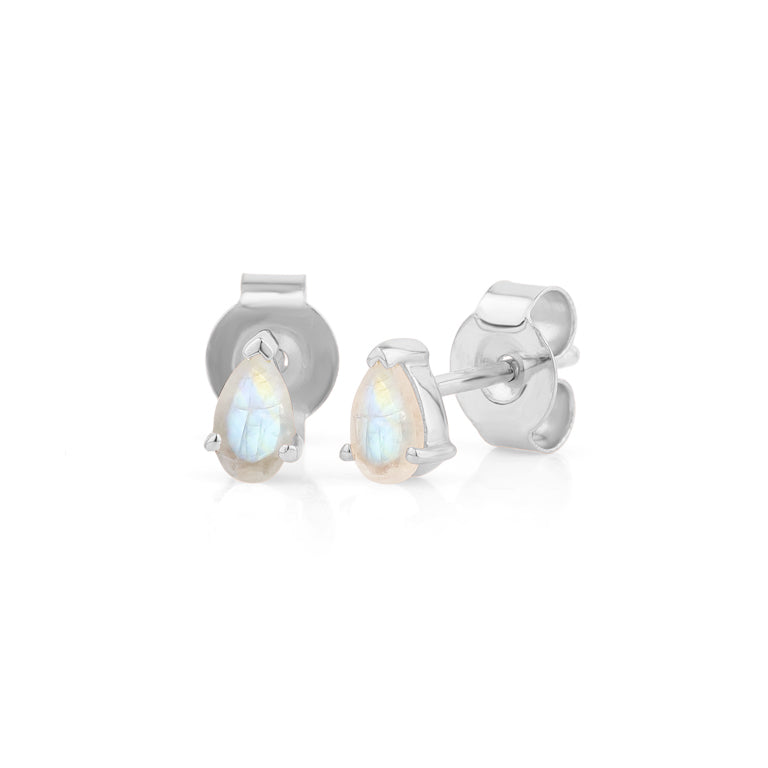 Ohrstecker DROPS mit Mondstein Silber EXPRESS