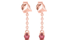 Ohrstecker KITE CHAIN mit Turmalin