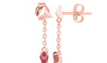 Ohrstecker KITE CHAIN mit Turmalin