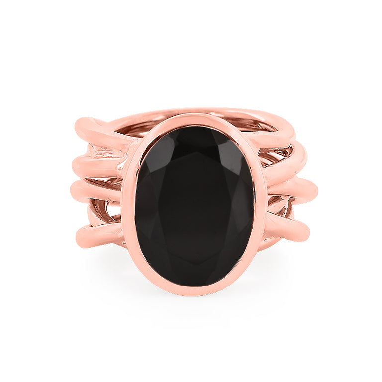 Ring MARLENE Silber Onyx