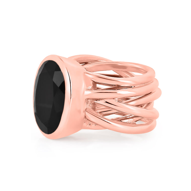 Ring MARLENE Silber Onyx