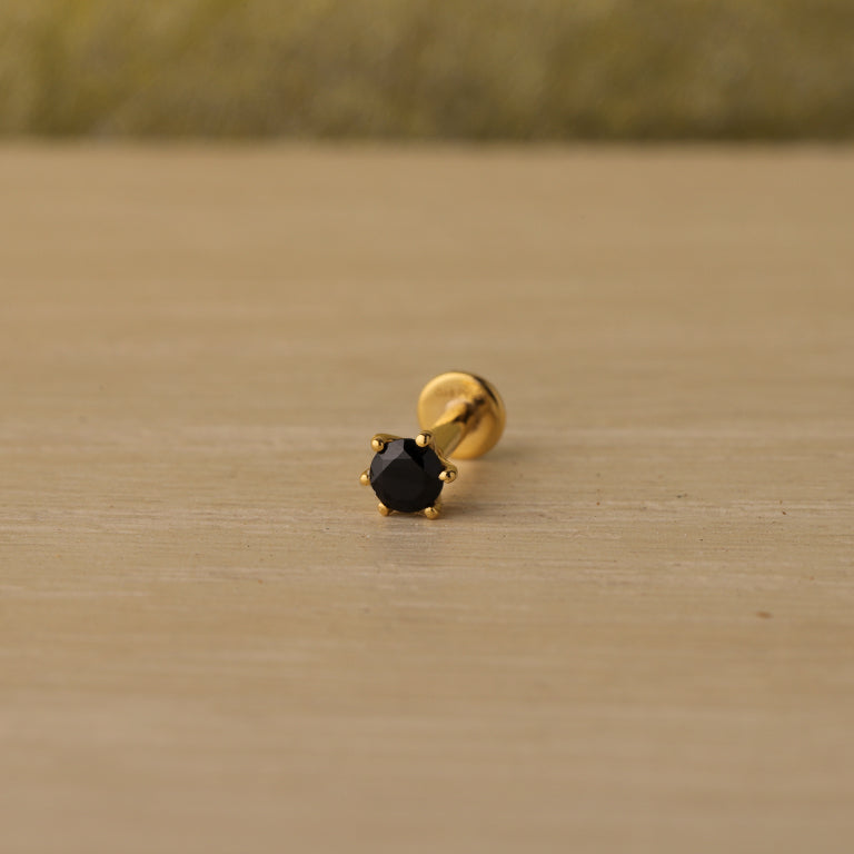 Piercing BRIANA 3mm Spinel Silber
