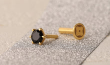 Piercing BRIANA 3mm Spinel Silber
