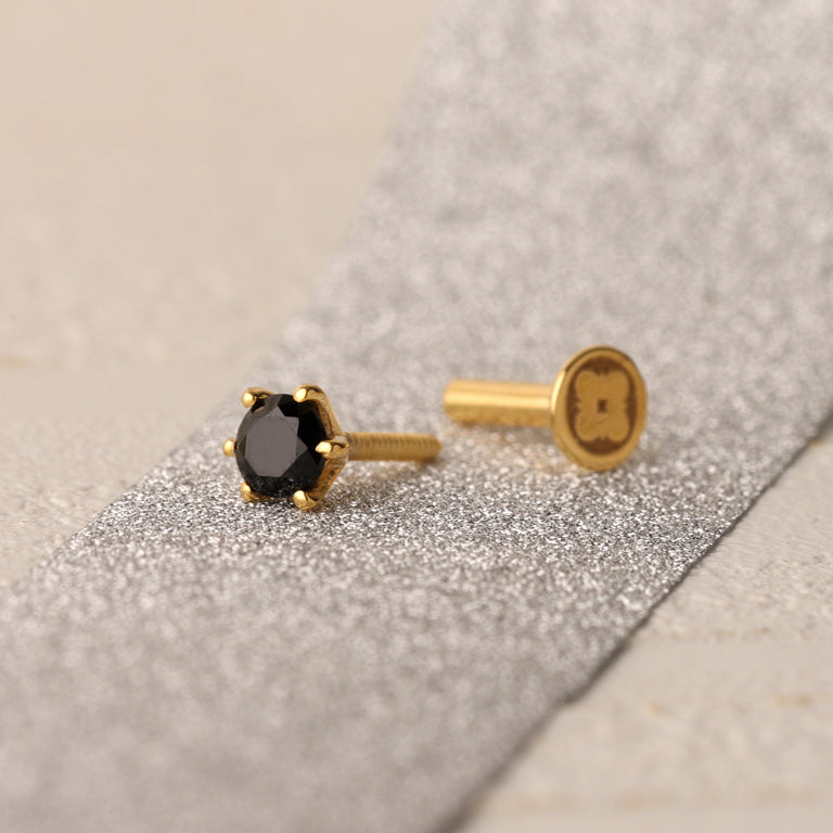 Piercing BRIANA 3mm Spinel Silber