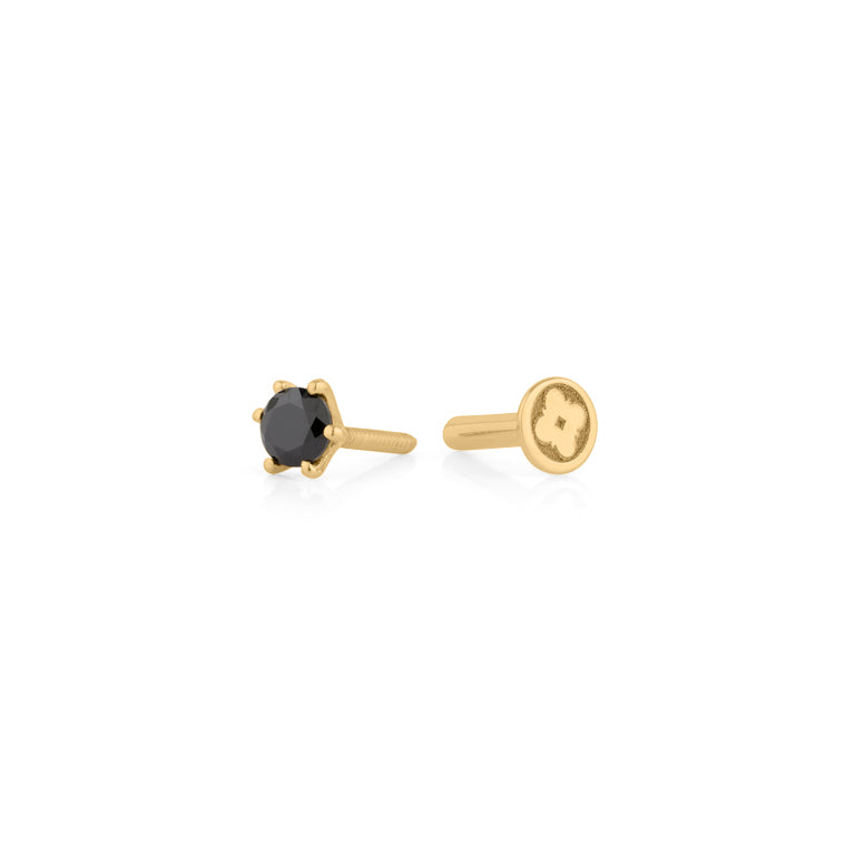 Piercing BRIANA 3mm Spinel Silber