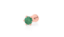 Piercing BRIANA 4mm Smaragd