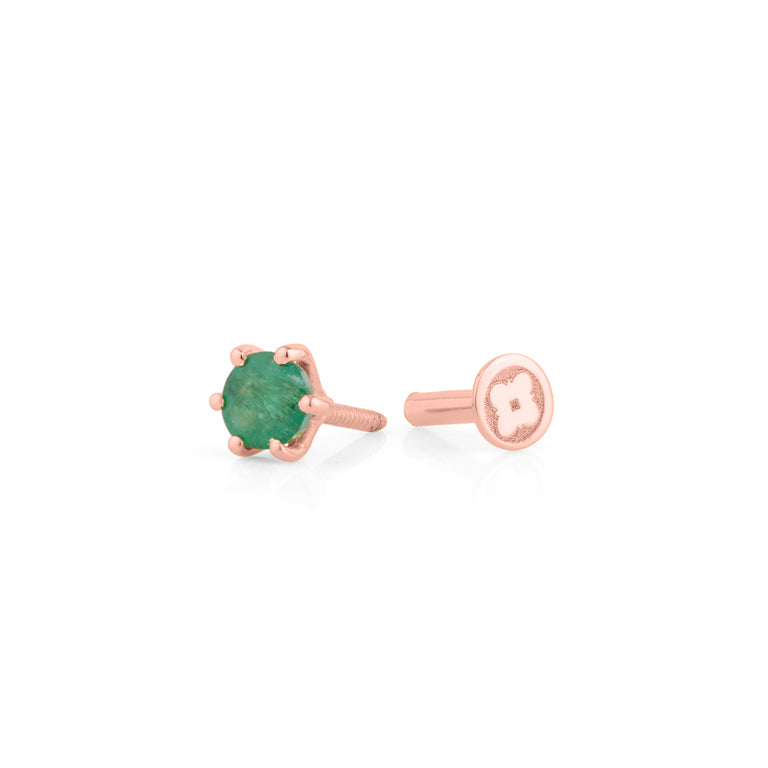 Piercing BRIANA 4mm Smaragd