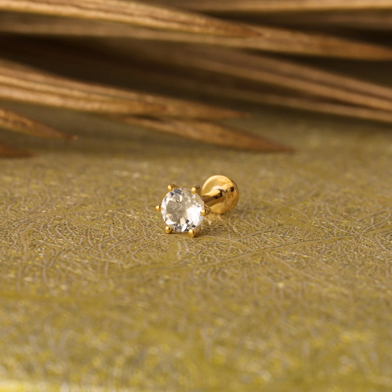 Piercing BRIANA 4mm Topas