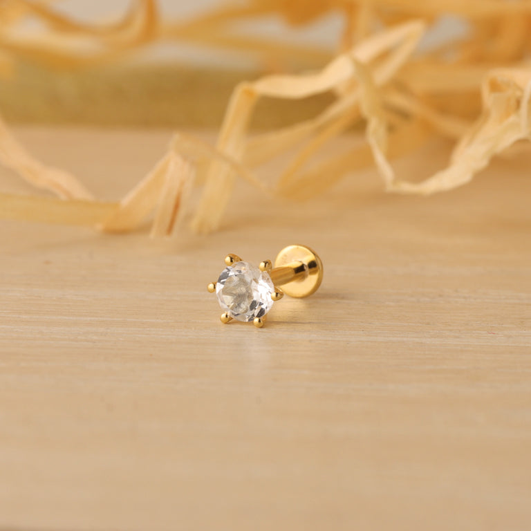 Piercing BRIANA 4mm Topas
