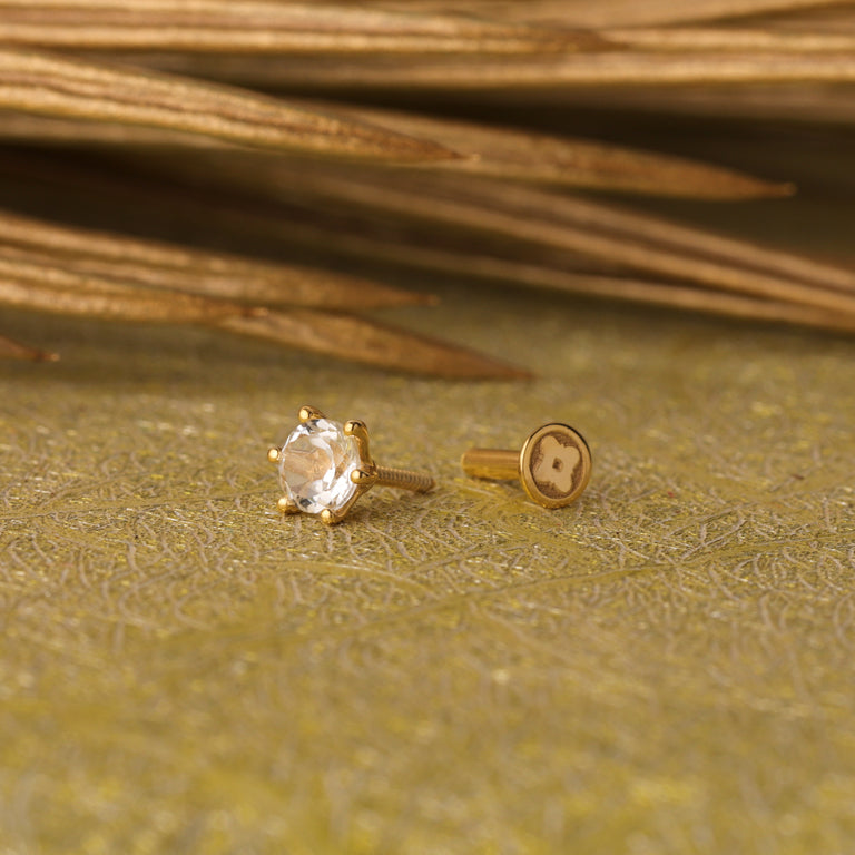 Piercing BRIANA 4mm Topas