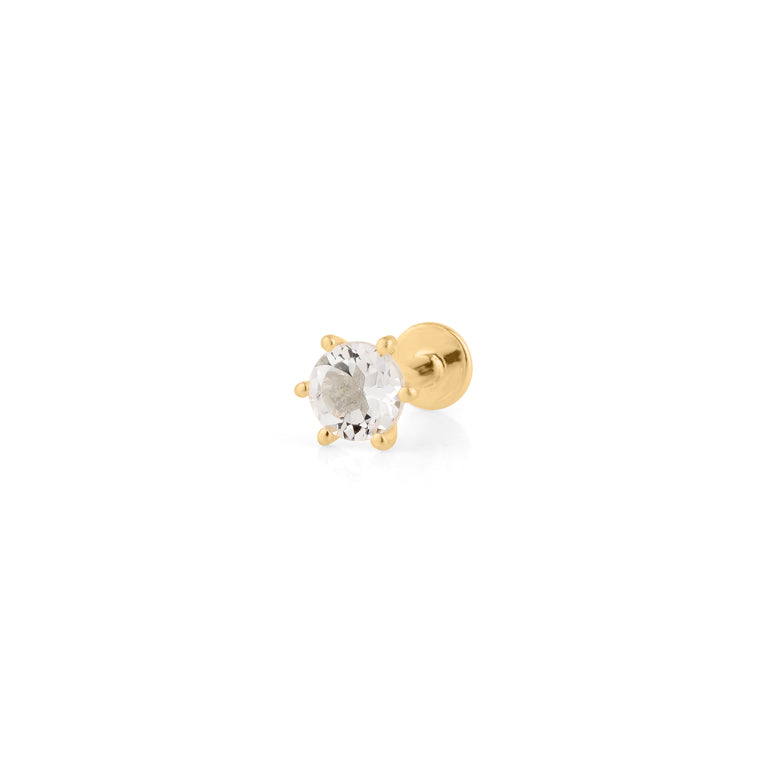Piercing BRIANA 4mm Topas