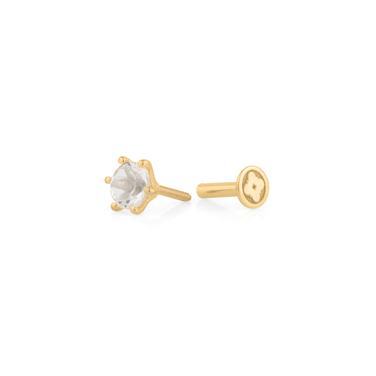 Piercing BRIANA 4mm Topas