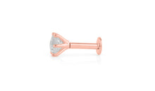 Piercing BRIANA 4mm Topas Silber