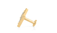 Piercing BLITZ mit Diamanten