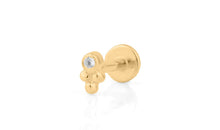 Piercing TEEGAN Diamant 18k Gelbgold