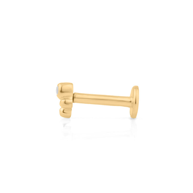 Piercing TEEGAN Diamant 18k Gelbgold