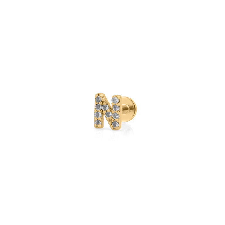 Piercing BUCHSTABEN