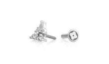 Piercing CASSIDY mit Topas Silber