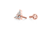 Piercing CASSIDY mit Topas Silber