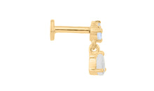 Piercing DARCY Mondstein mit Diamanten