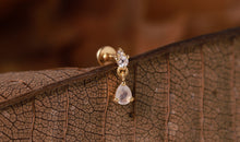 Piercing DARCY Mondstein mit Diamanten