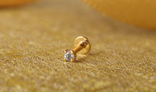 Piercing DIANA 2.5mm Topas Silber