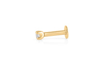 Piercing DIANA 2.5mm Topas Silber