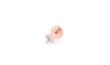 Piercing DIANA 2.5mm Topas Silber