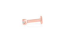 Piercing DIANA 2.5mm Topas Silber