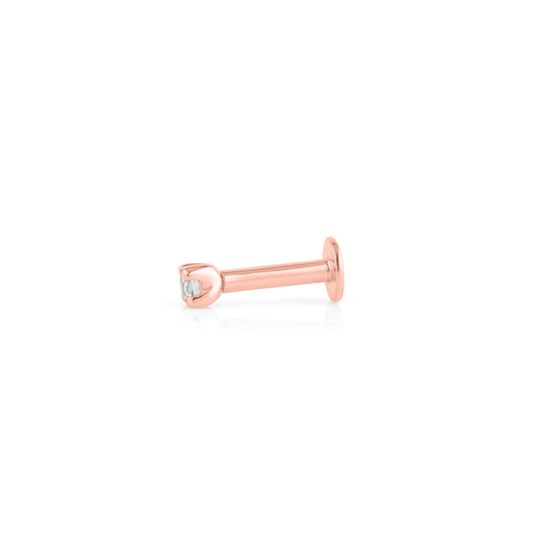 Piercing DIANA 2.5mm Topas Silber