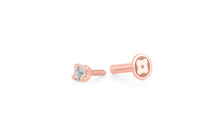 Piercing DIANA 2.5mm Topas Silber