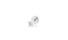 Piercing DIANA 2.5mm Topas Silber
