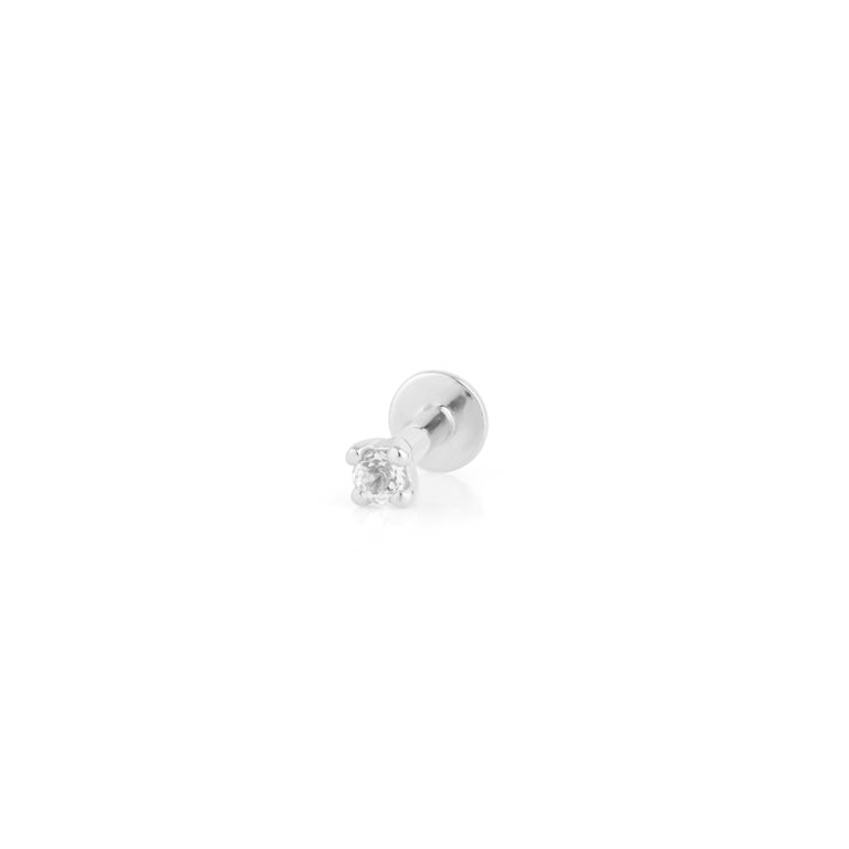 Piercing DIANA 2.5mm Topas Silber