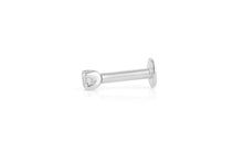 Piercing DIANA 2.5mm Topas Silber