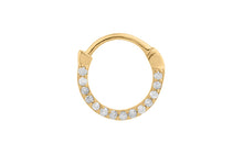 Piercing KENSY 10mm Diamanten 9k Gold