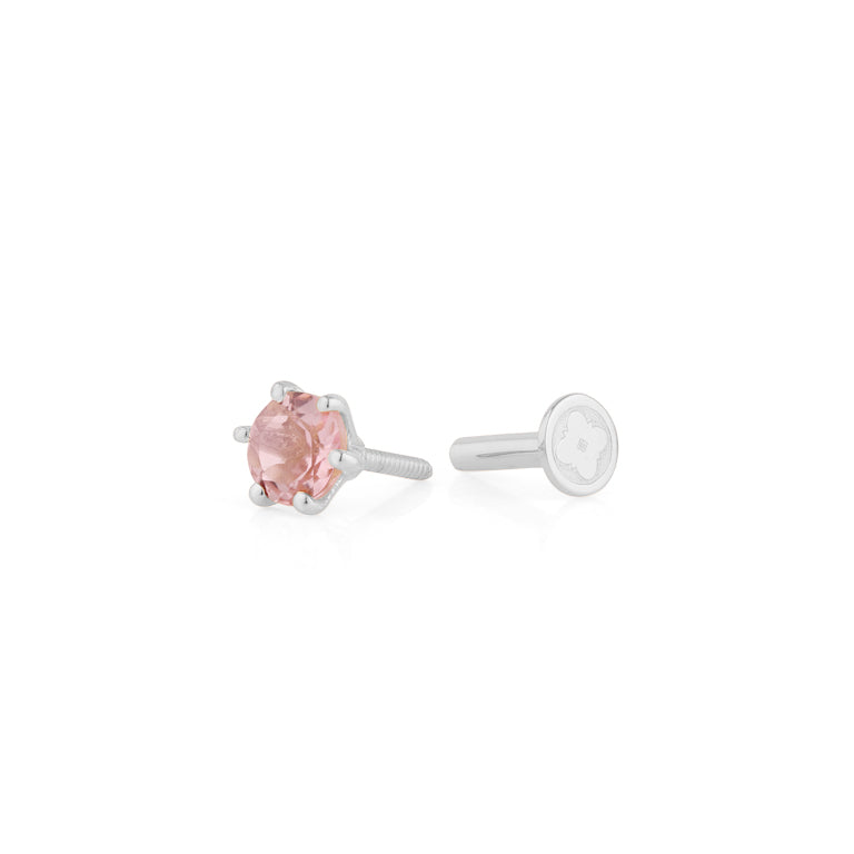 Piercing BRIANA 4mm  Pinkturmalin