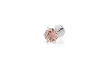 Piercing BRIANA 4mm  Pinkturmalin
