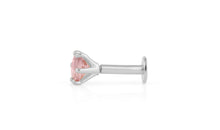 Piercing BRIANA 4mm Pinkturmalin Silber
