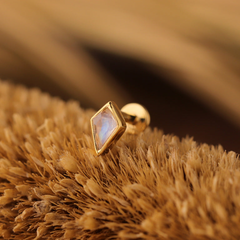 Piercing KITE  3X5 mm MONDSTEIN  Drachenform