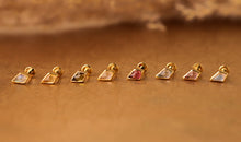 Piercing KITE  3X5 mm LABRADORIT Drachenform
