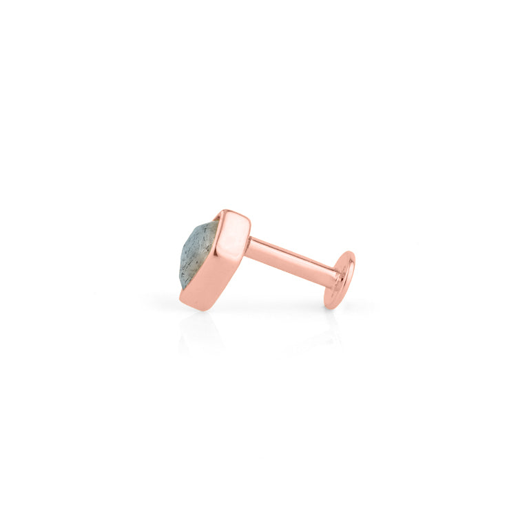 Piercing KITE  3X5 mm LABRADORIT Drachenform