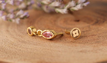 Piercing LIANNE Turmalin hellrosa Silber