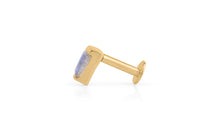 Piercing MINI KARO mit Labradorit Gold