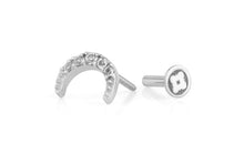 Piercing MOND mit Topas Silber