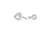 Piercing NEREID mit Diamant Silber